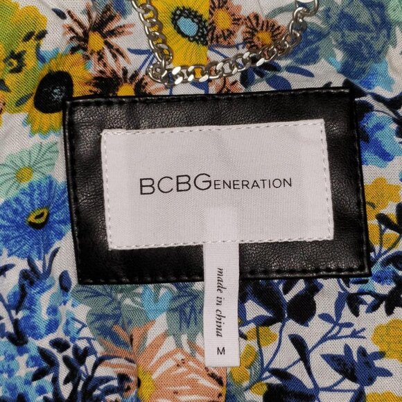 BCBG Faux Leather Jacket - Picture 3 of 6